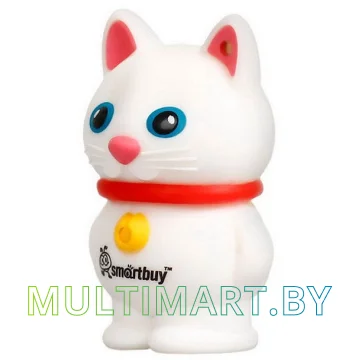 USB Flash Smartbuy 32GB Wild series Котенок Белый (SB32GBCatW)
